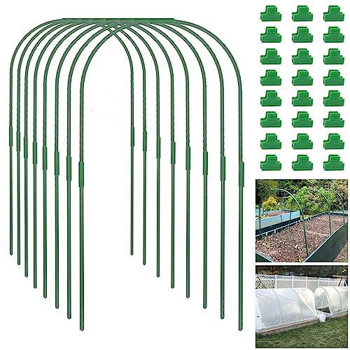Greenhouse Hoops Grow Tunnel for Raised Garden Beds