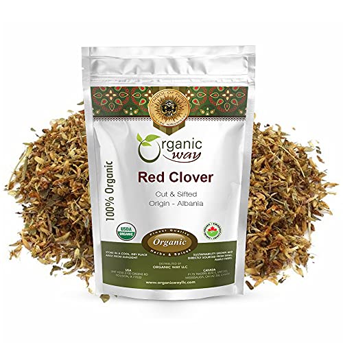 Organic Way Red Clover Flower Cut & Sifted - Herbal Tea