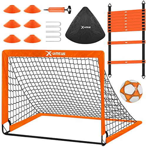 Portable Soccer Goals for Kids with Complete Accessories