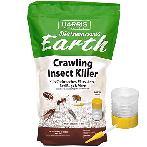 Harris Diatomaceous Earth Insect Killer with Powder Duster, 4lb