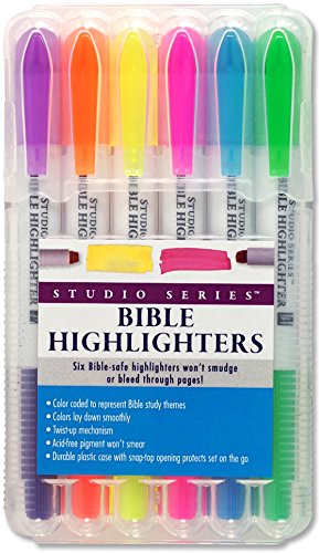 Bible Highlighters: Vibrant Set of 6 for Precise Bible Highlighting