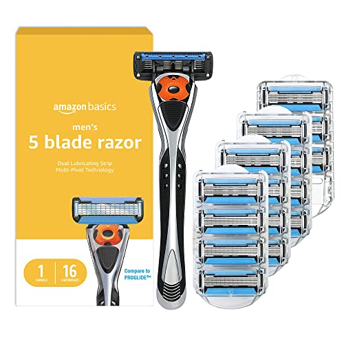 Amazon Basics 5-Blade MotionSphere Razor for Men