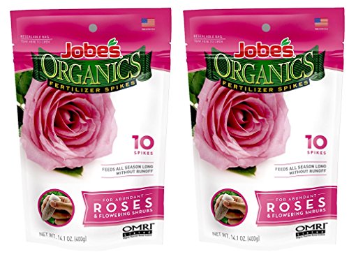 Jobe's Organic Rose Fertilizer Spikes