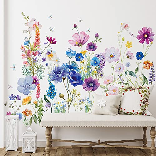 Vinyl Flower Wall Stickers for Beautiful Room Decor