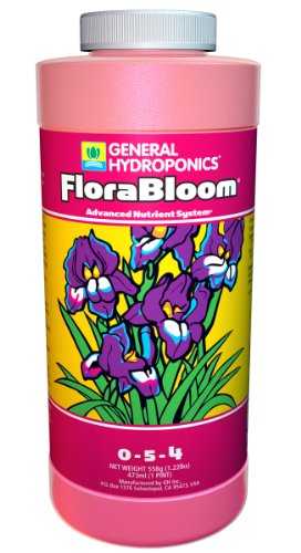 General Hydroponics FloraBloom Fertilizer, 16-Ounce - Enhance Plant Growth