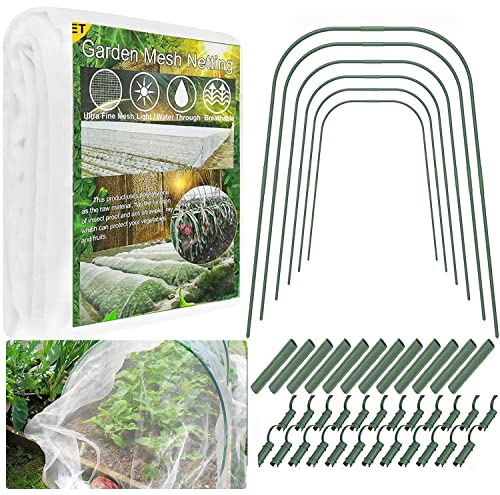 Greenhouse Hoops with Covers Netting Kit