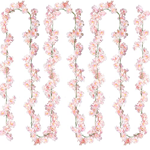 Sggvecsy Cherry Blossom Garland - Beautiful Artificial Flower Vines