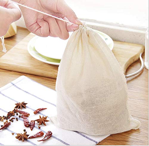 Duehut Reusable Tea Bag Spice Bags Muslin Bags