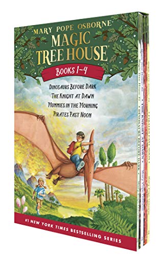 Magic Tree House Boxed Set: Books 1-4