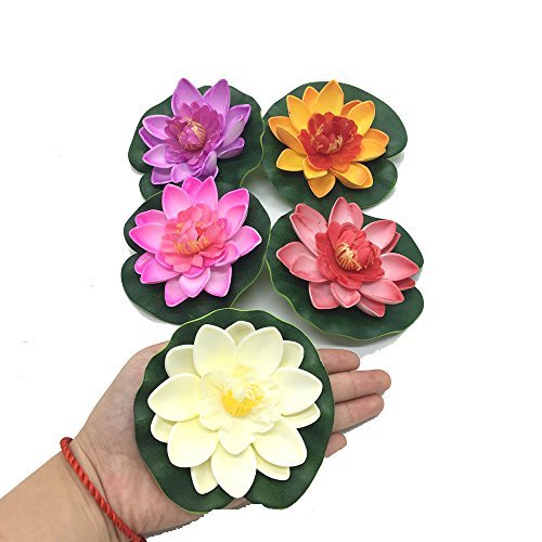 Pomeat Artificial Lotus Flowers Decor