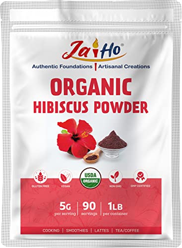 Jai Ho Organic Hibiscus Flower Powder - 1 LB