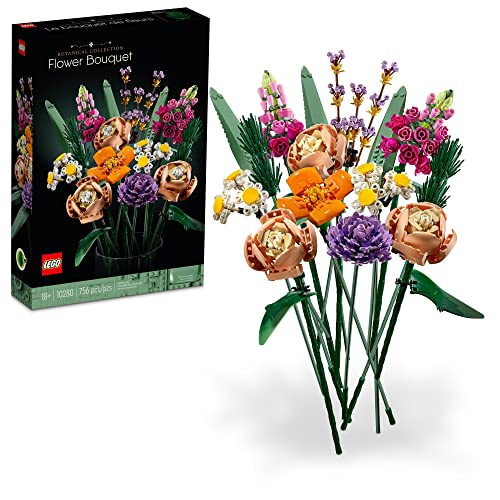 LEGO Icons Flower Bouquet - A Beautiful Building Decoration Set