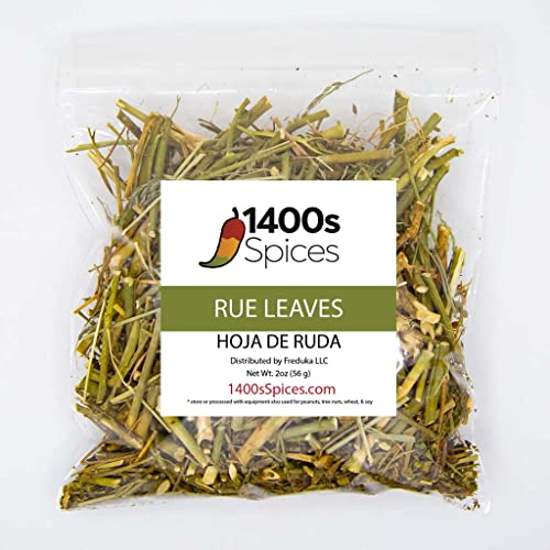 2oz Rue Leaves and Stalks Herd Dried - Premium Quality Gardening Product