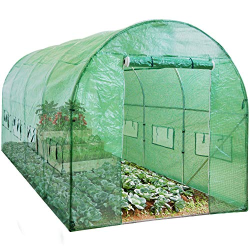 15x7x7ft Walk-in Greenhouse Tunnel