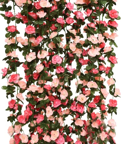 PARTY JOY Fake Rose Vine Garland