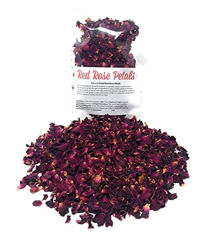 Pure & Edible Red Rose Petals - Enhance Your Culinary and Crafting Delights