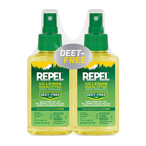 Repel Lemon Eucalyptus Insect Repellent Spray, Pack of 2