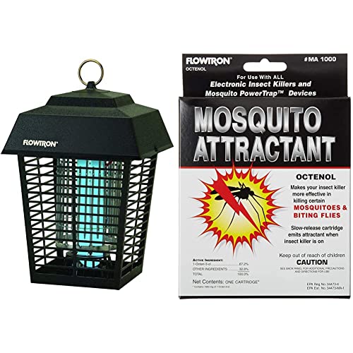 Flowtron BK-15D Insect Killer & MA-1000 Mosquito Attractant Cartridge