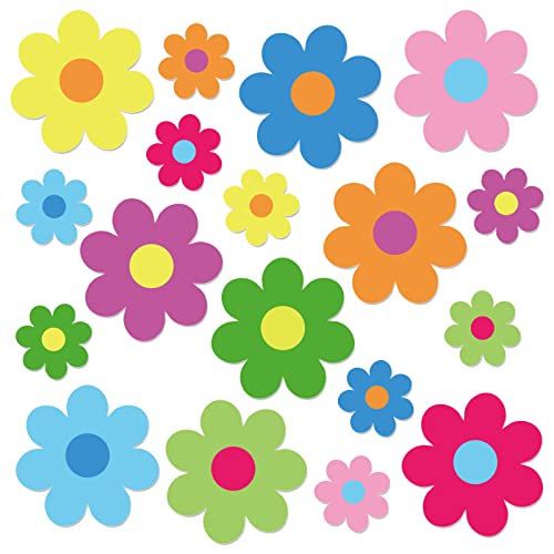 Whaline Flower Cut-Outs Back to School Decor