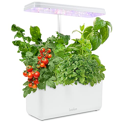 Ivation 7-Pod Indoor Hydroponics Growing System Kit Herb Garden
