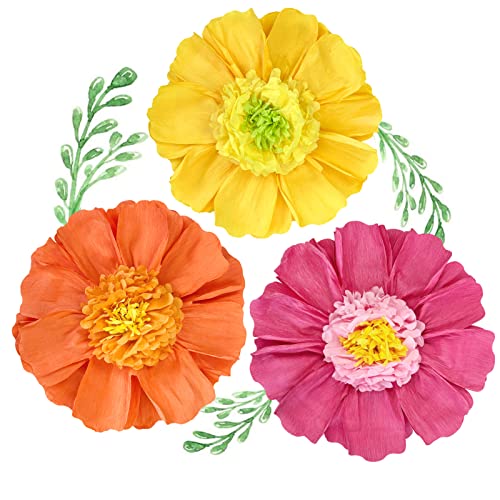 Nicrolandee 24'' Giant Paper Flowers for Party Decoration