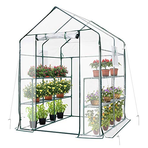 VIVOSUN Transparent Mini Walk-in Green House