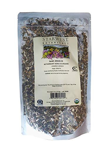 SIXNEA Organic Motherwort Herb - 4 oz