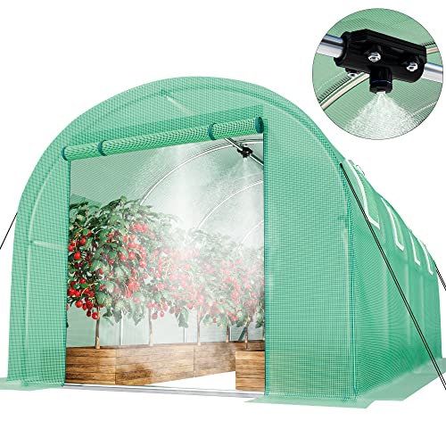 YITAHOME 20x10x6.5ft Greenhouse with Watering System