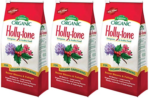 Espoma Organic Holly-tone 4-3-4 Plant Food; 4 lb. Bag; Pack of 3