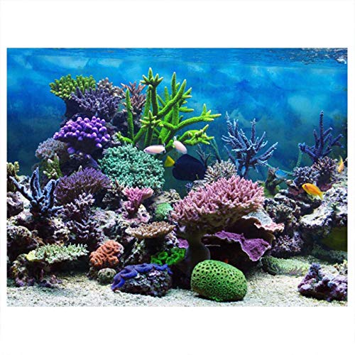 Coral Reef Decor Paper Cling Decals