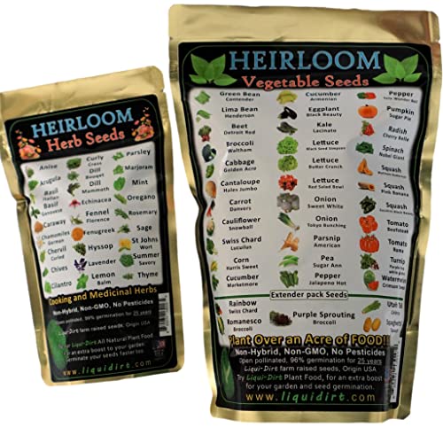 Heirloom Seeds Combo Pack Veggie - A Comprehensive Collection for a Diverse Garden