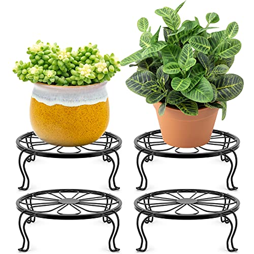 BetyBedy 4 Pack Metal Plant Stands