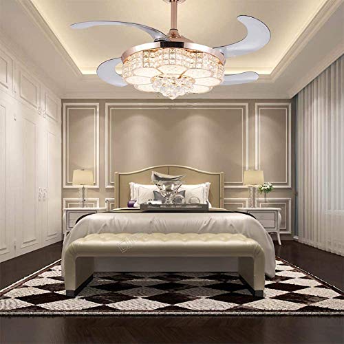 Retractable Ceiling Fans with LED Light