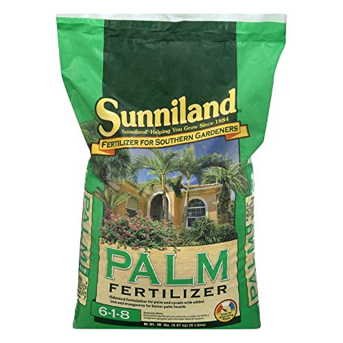 Sunniland Palm Fertilizer 6-1-8 Granules 20 Lb.