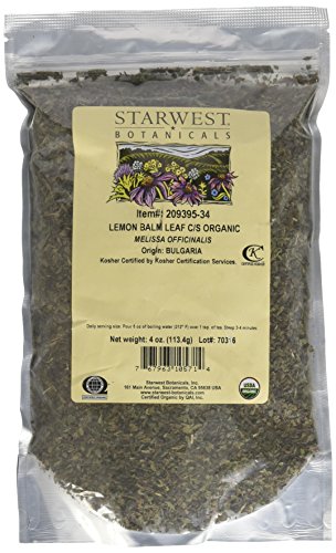 Organic Lemon Balm Leaf Cut & Sifted - High-Quality Herb