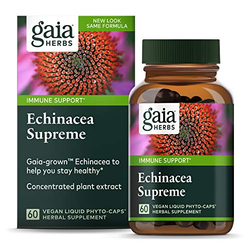 Gaia Herbs Echinacea Supreme - Potent Immune Support Supplement