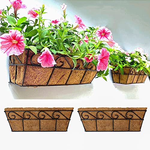LaLaGreen Wall Planters - 16 Inch, 2 Pack