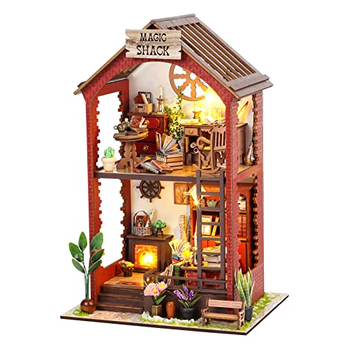 INSGEN DIY Miniature Dollhouse Greenhouse Kit