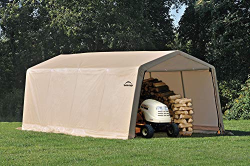 ShelterLogic 10' x 20' x 8' Car Canopy with Steel Frame and Waterproof Cover