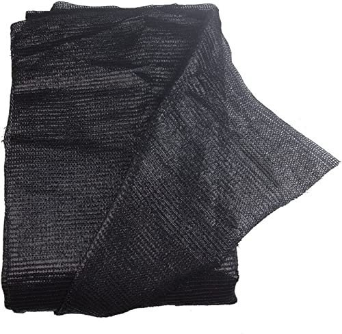 Black Sun Net Sun Mesh Shade Cloth for Garden Flower Plant (6.5ft X 20ft)