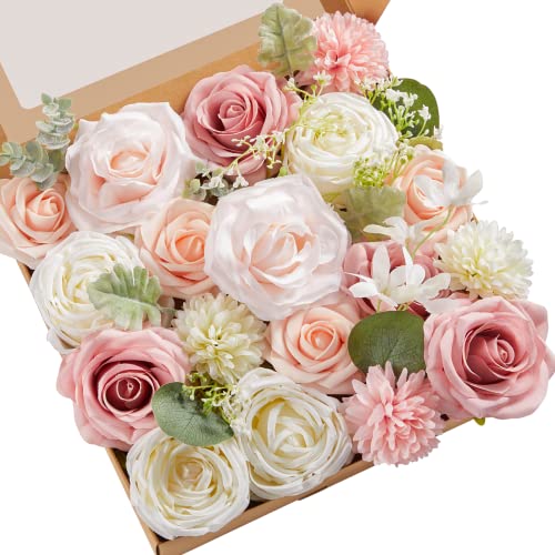 Serwalin Artificial Flowers Combo for DIY Wedding Decor