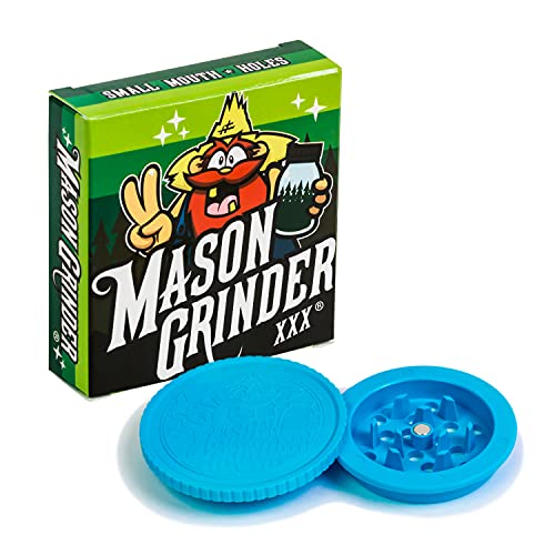 2 Piece Herb Grinder with Holes by Mason Grinder