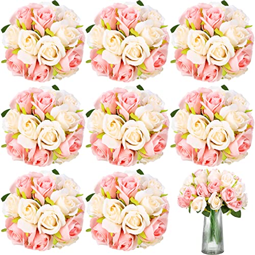 Hoteam Artificial Rose Flowers Bouquet