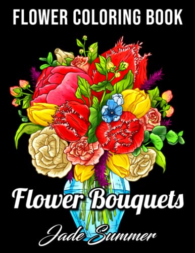 Flower Bouquets Coloring Book