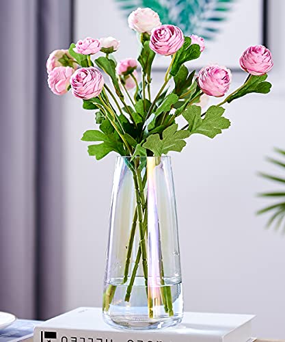 Aoderun Flower Glass Vase for Home Decor