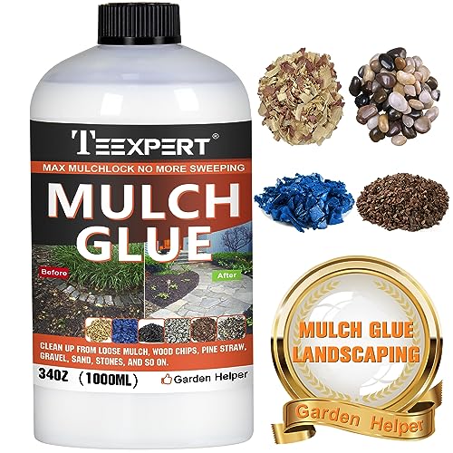 Teexpert Mulch Glue - Landscape Binder for Gravel and Mulch