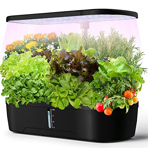 Hydroponics Growing System with LED Full-Spectrum Plant Grow Light