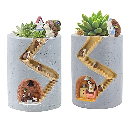 Creative Hedgehog Plants Flower Pots