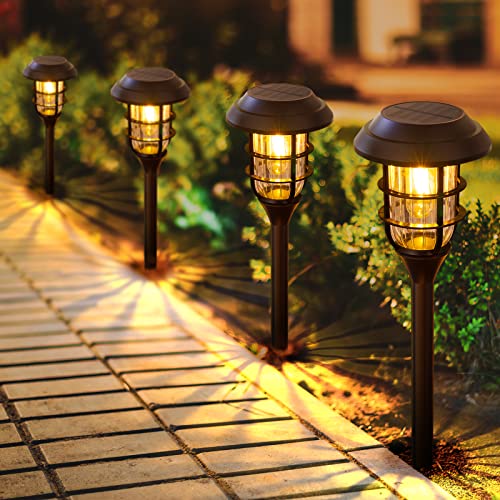 LETMY Solar Pathway Lights Outdoor: Bright, Waterproof, and Easy-to-Install