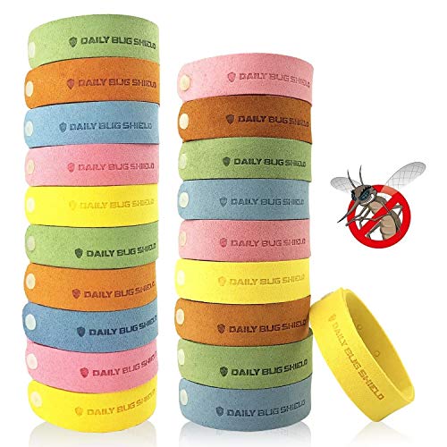 All-Natural Mosquito Repellent Bracelets - 20 Pack